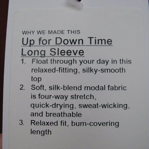 NWT Lululemon Up For Down Time Top Terracotta 6 - Picture 9 of 11